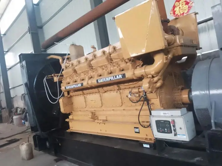 2017 USED DIESEL GENERATOR 1000kw 1200 KW WITH CATERPILLAR generator 3512