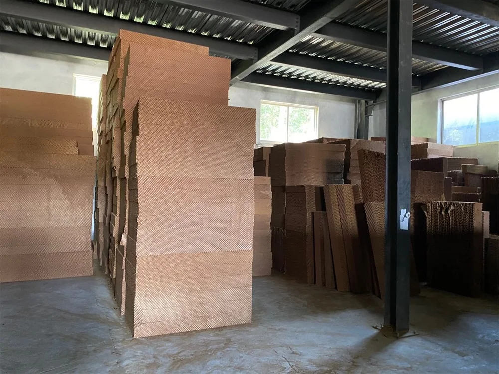 Evaporative Cooling Pad Celdek Water Pad For Poultry Farm Chicken Pig Cow House Ventilation Cooling System 7090