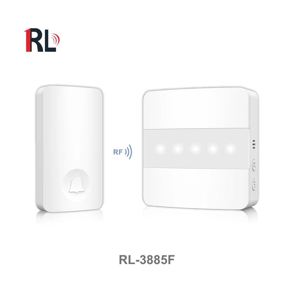 Easy install waterproof wireless wifi doorbell wireless ring doorbell with self generated push button and night light facility