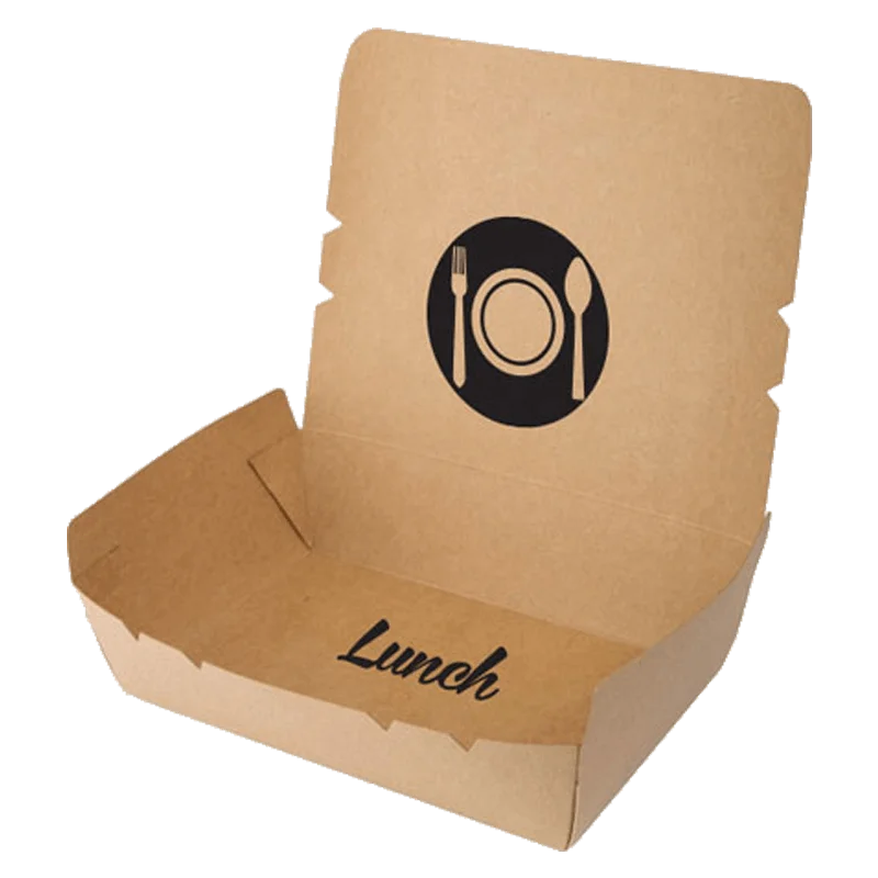 KG Disposable Pack Take Out Container Fast Food Bread Packaging Emballage Burger Churros Paper Boxes to Go Box Restaurant Crepe