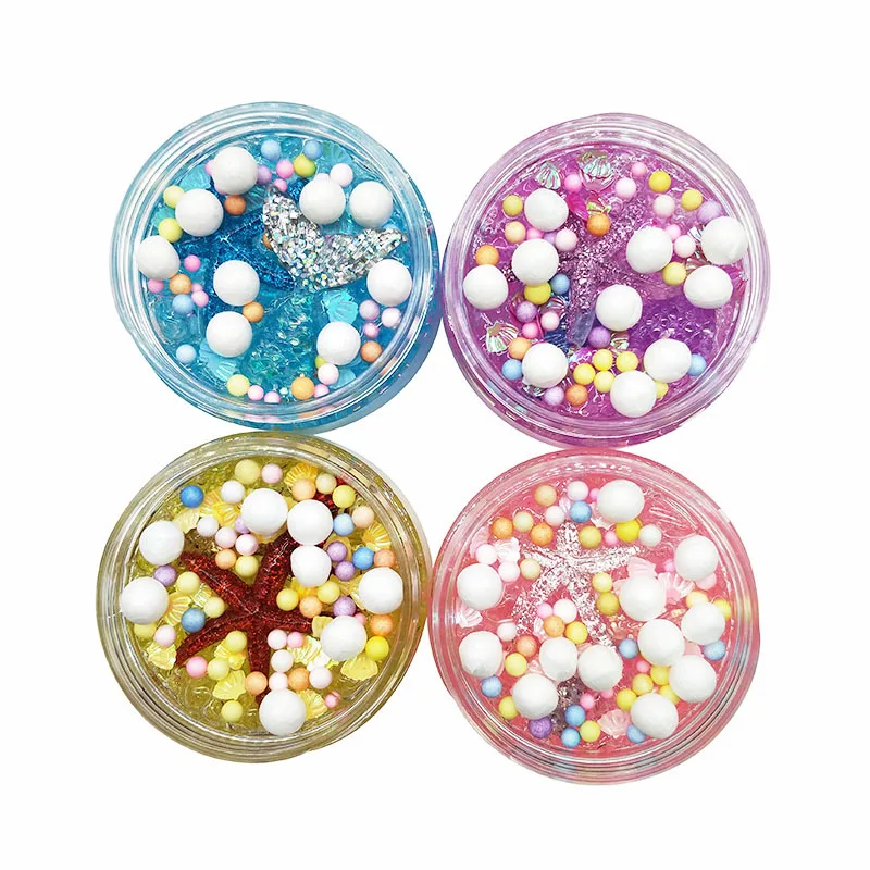 2021 Hot Sale Educational DIY Stress Relief Fluffy Slime Putty Toys For Kids