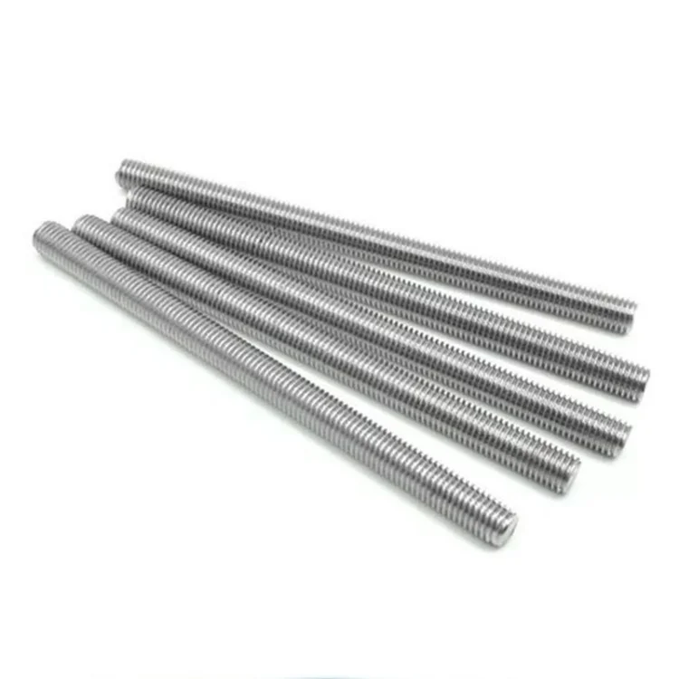 Fully Threaded Rod with Hex Nuts for Beaded Garden Stake Rods
