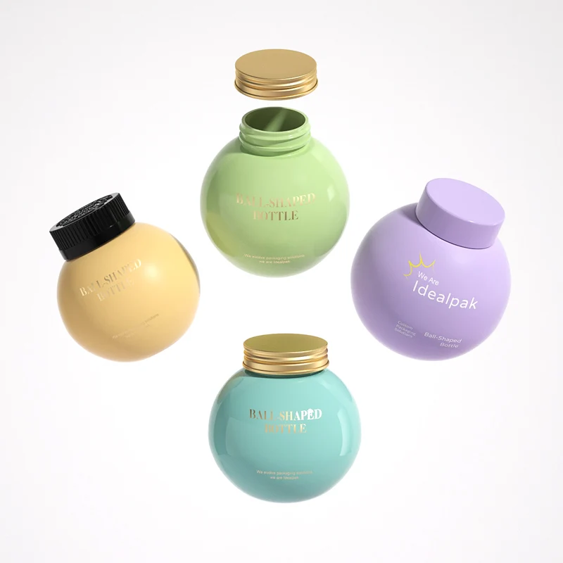 Factory Price OEM 200ml 250ml 300ml PET Plastic Round Wide Mouth Jar for Sugar Milk Power Candy Food Storage Packaging