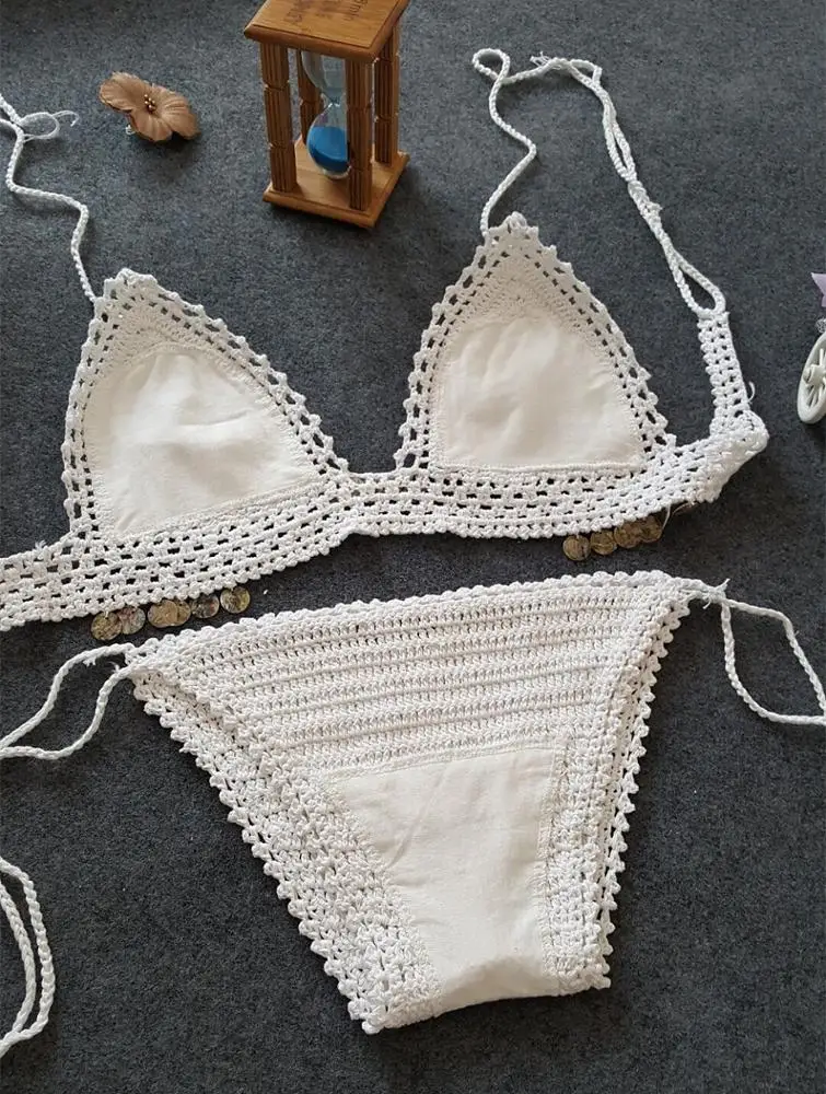 Women Wholesale Digital Print Brazilian Swimwear Crochet Bikini Swimsuit Plus Size Bikini