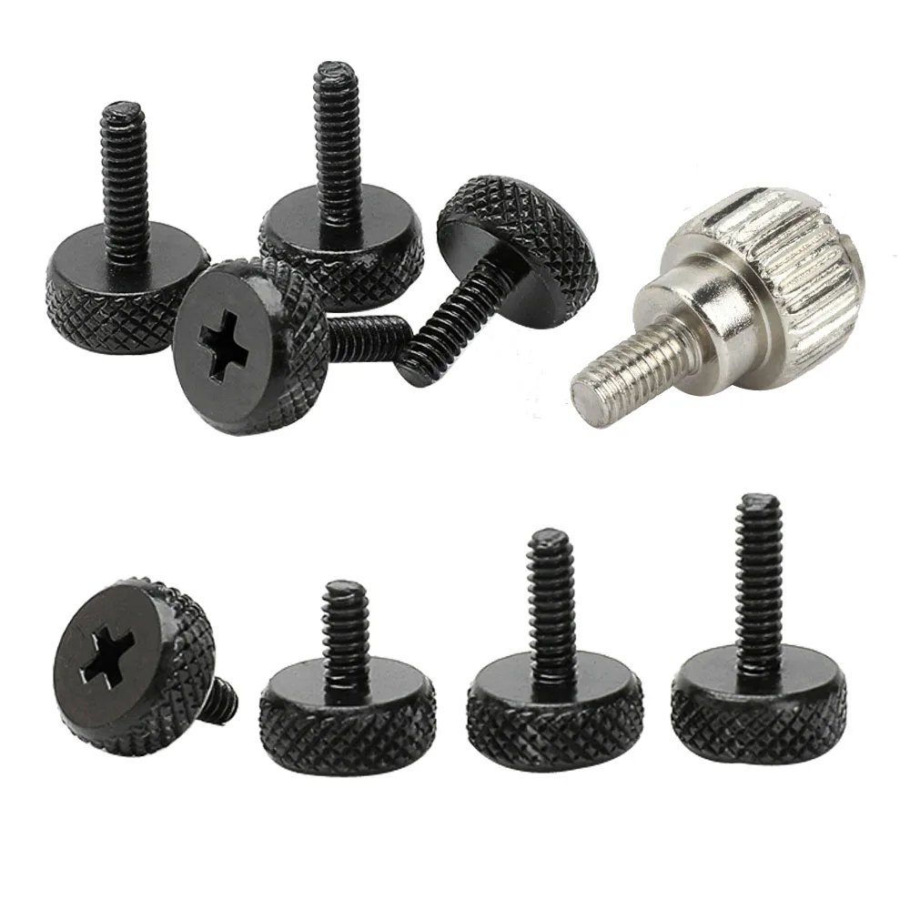 Custom m2 m3 m4 m5 m6 m8 Hand Screw Aluminum Anodized Threaded Knurled Captive Thumb Screw