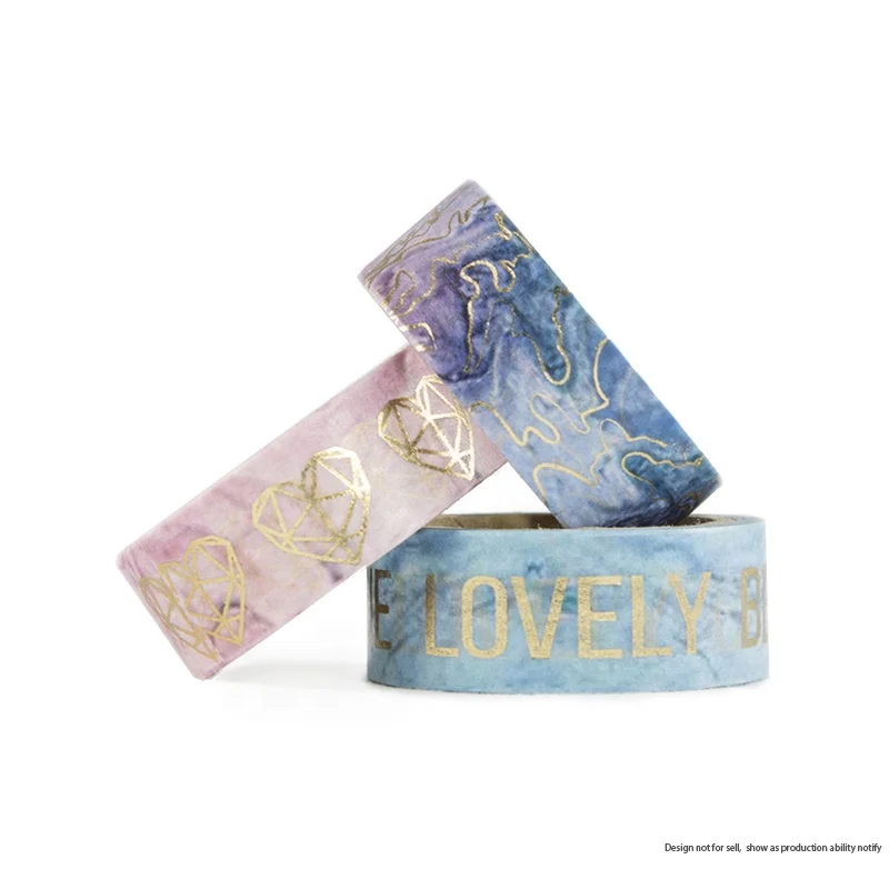 XF Factory Customized Design Waterproof Custom Printed Washi Tape