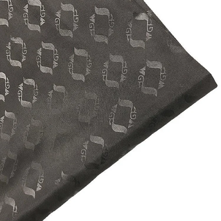 China Supplier 100% Polyester 210T Printed Logo Taffeta Fabric for Cloth Lining