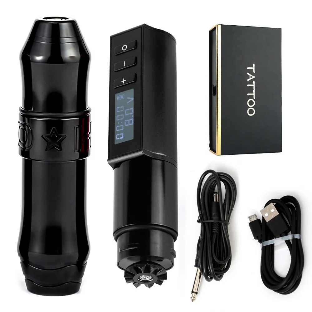 Tattoo Supplies Rechargeable Tattoo Machine Gun Wireless Rotary Tattoo Machine For Great Body Art