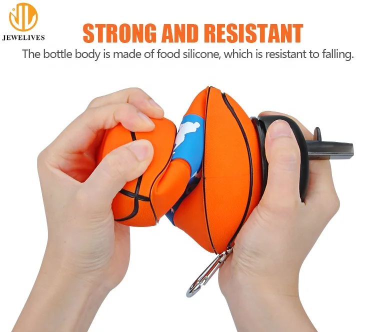 Promotional Foldable PP Basketball-Shaped Water Bottle Leak-Proof with High Thermal Insulation for Fitness and Schools