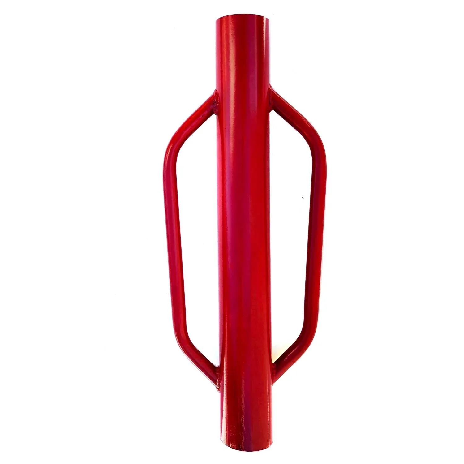 Metal fence column driver, heavy-duty T-pillar hammer with handle, used for installing fence column