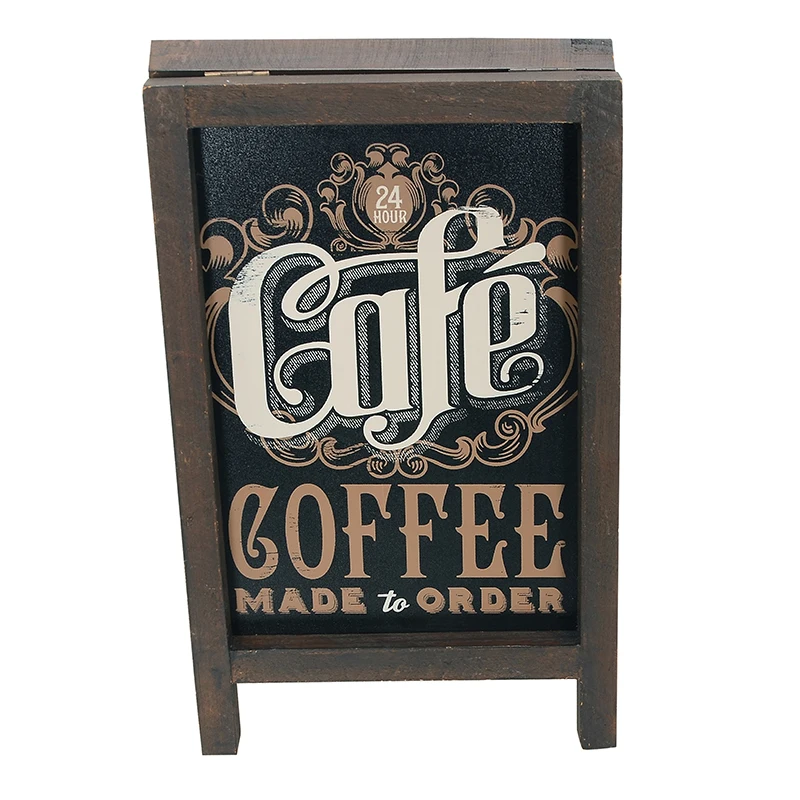 Sustainable Wood and MDF A Frame Double Sided Easel Style Chalkboard for Menus Wedding Announcements  Home Use