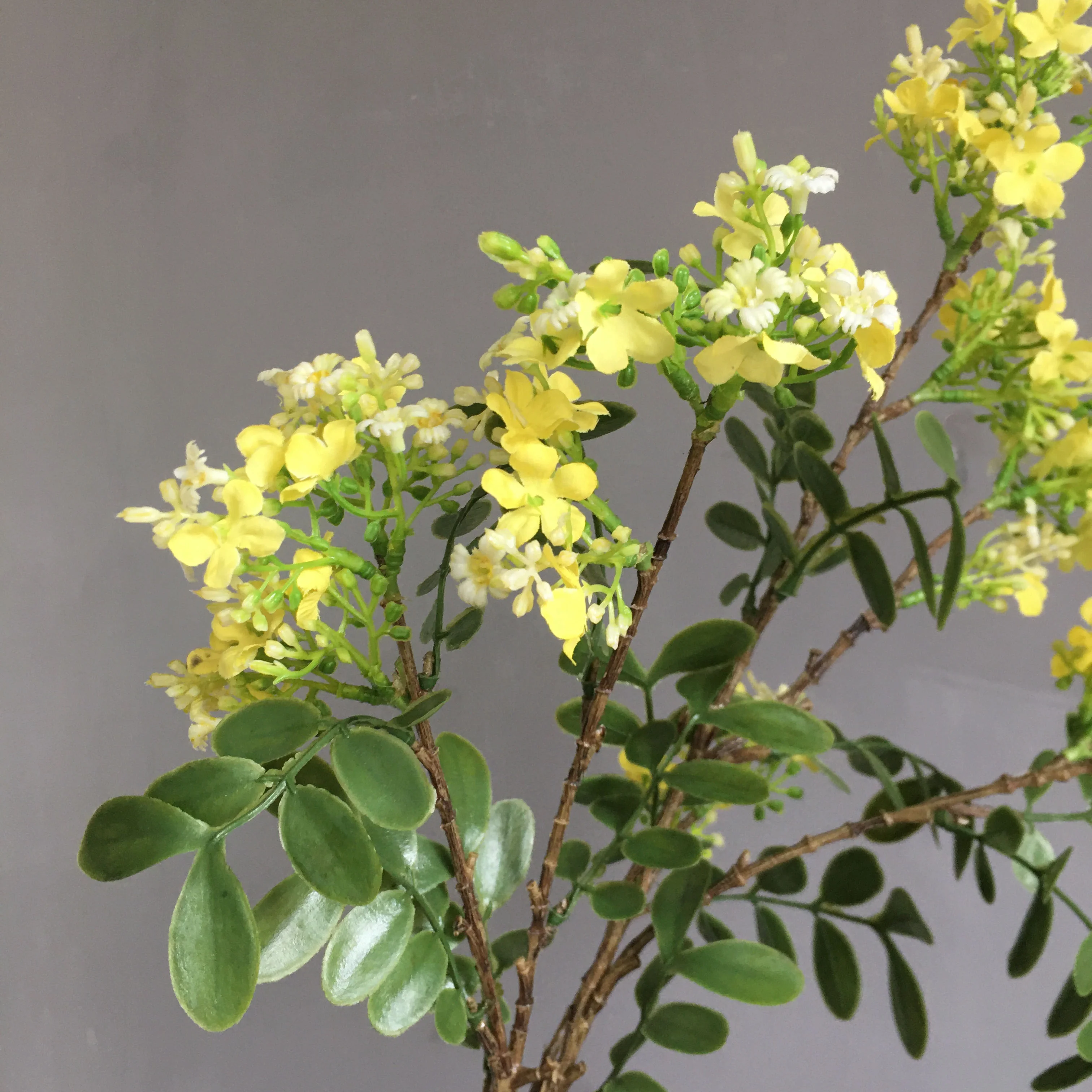 T-YX Simulation Flower Decorative Rue Artificial Flower Ruta graveolens Plant for Floral Arrangement Vase Table Ceiling Decor