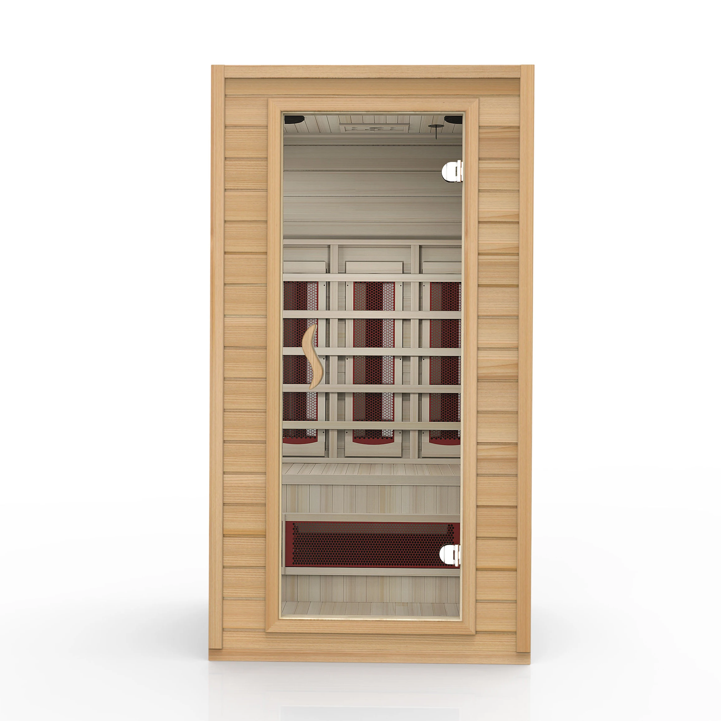 Low EMF Near Infrared Light Therapy Sauna Luxury Infrared Heating Panel Indoor 1 Person Infrared Sauna