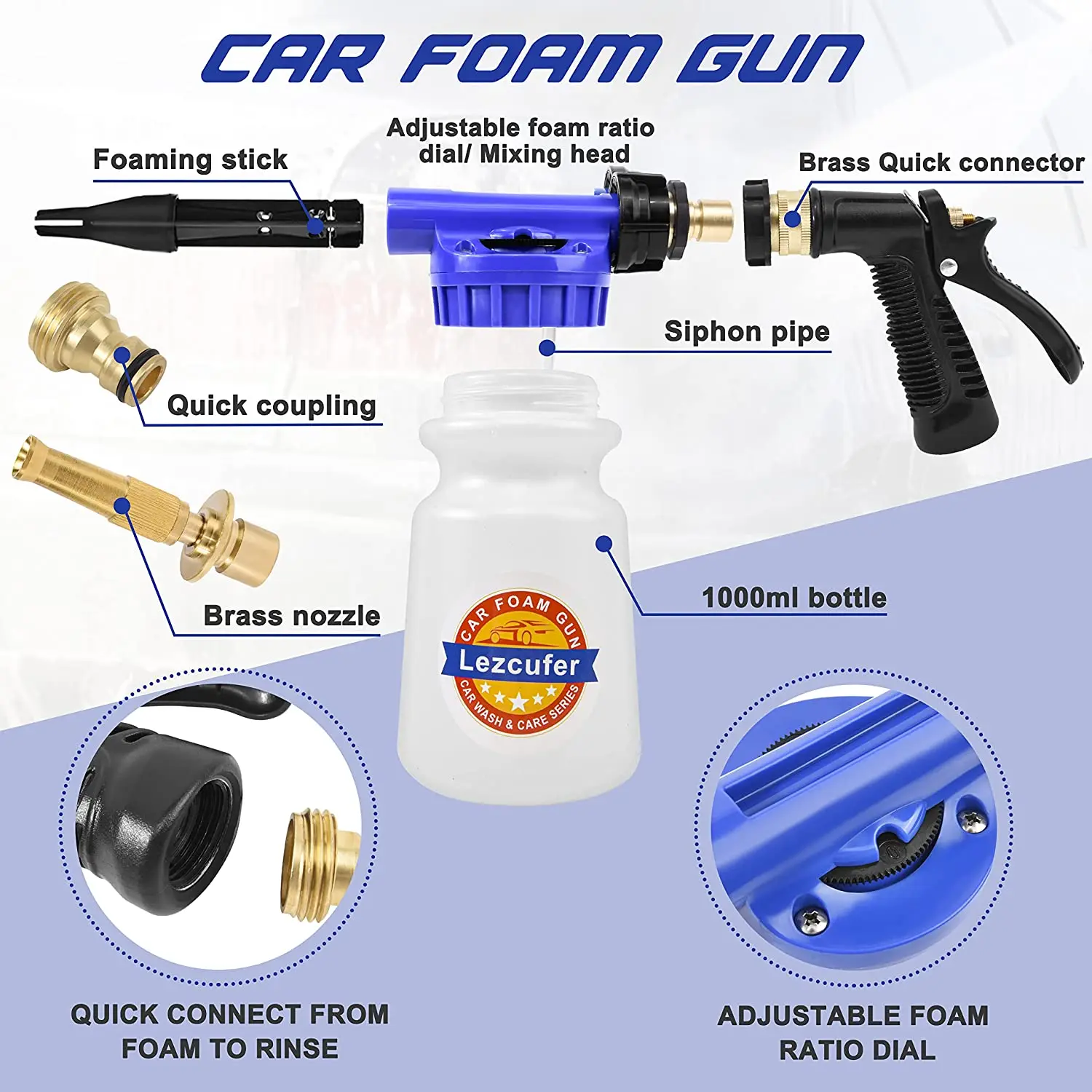 Portable Auto Detailing Brush Set Window Cleaner Drill Brush Set Microfiber Detailing Cleaning Kit For Car