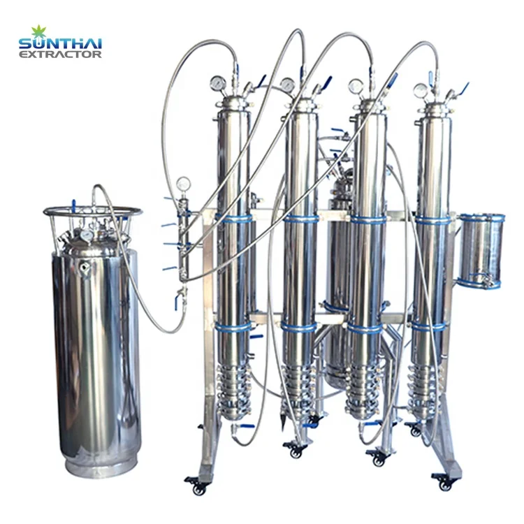 20lb Rack Mounted Passive Closed Loop Extraction System with color remediation column