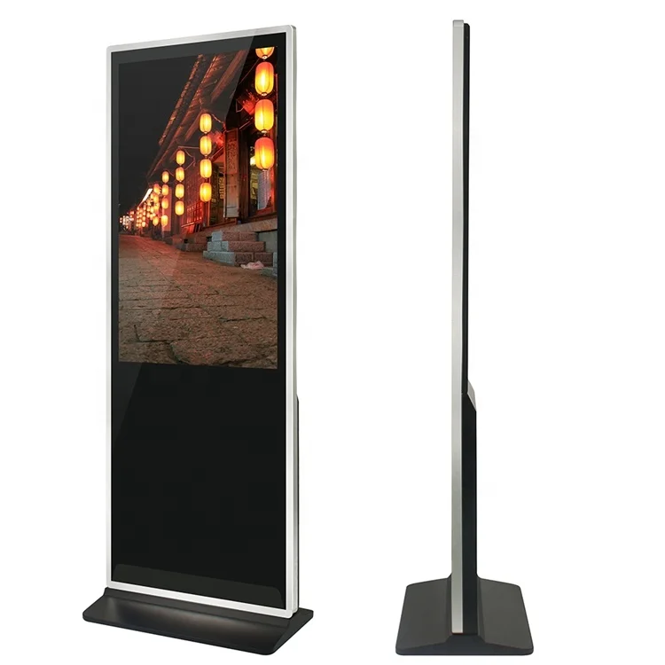 
Customized indoor application lcd digital signage stand touch screen kiosk multi screen digital signage 