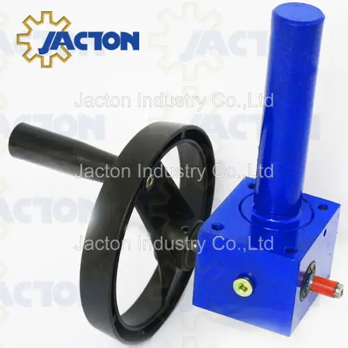 Best long travel hand operated screw jack,hand wheel jack screw  price,hand worm screw lift