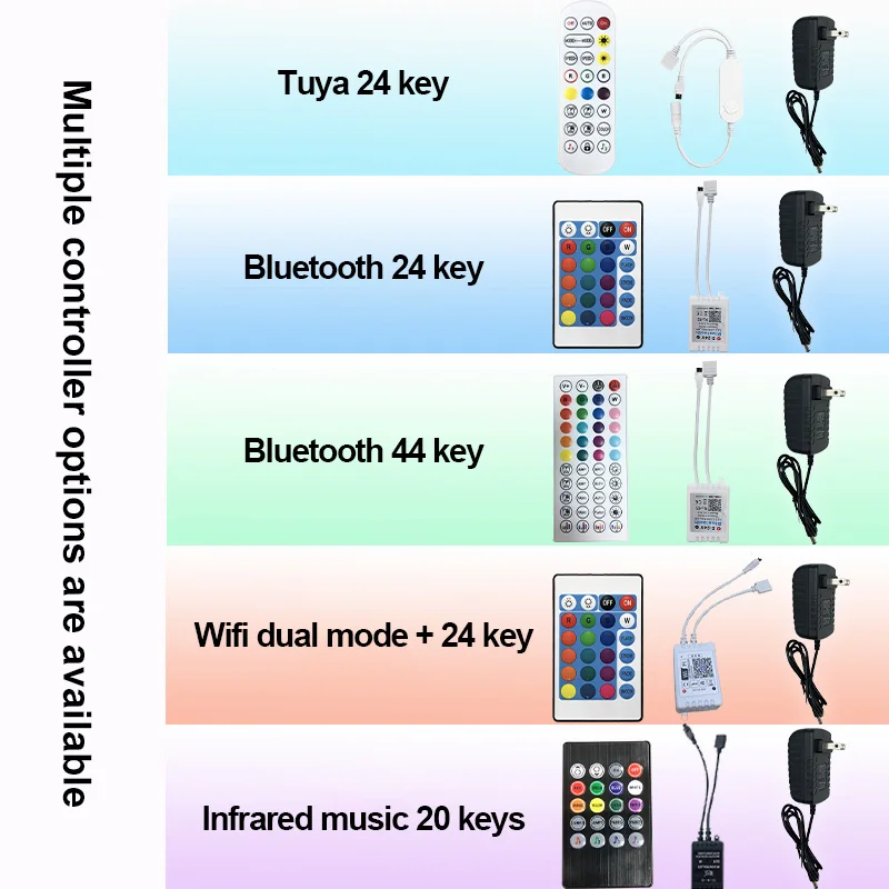 LEDEAST HX-W06 DC24V RGB 5m 10m Tuya APP Smart Remote Music Control Personalized Flex Silicone LED Neon Light for Living Room