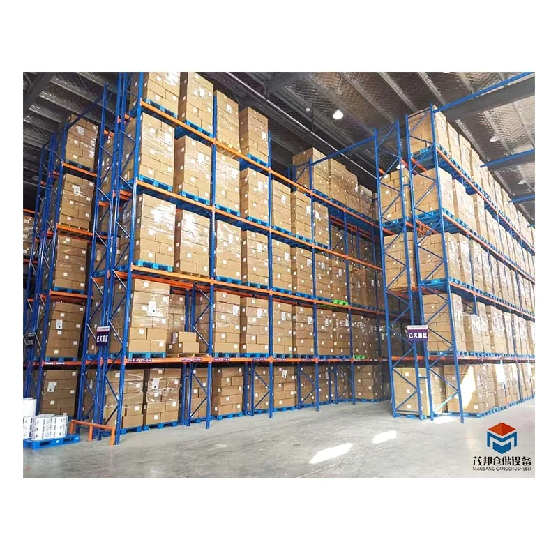 Сверхмощный стеллаж для складских поддонов