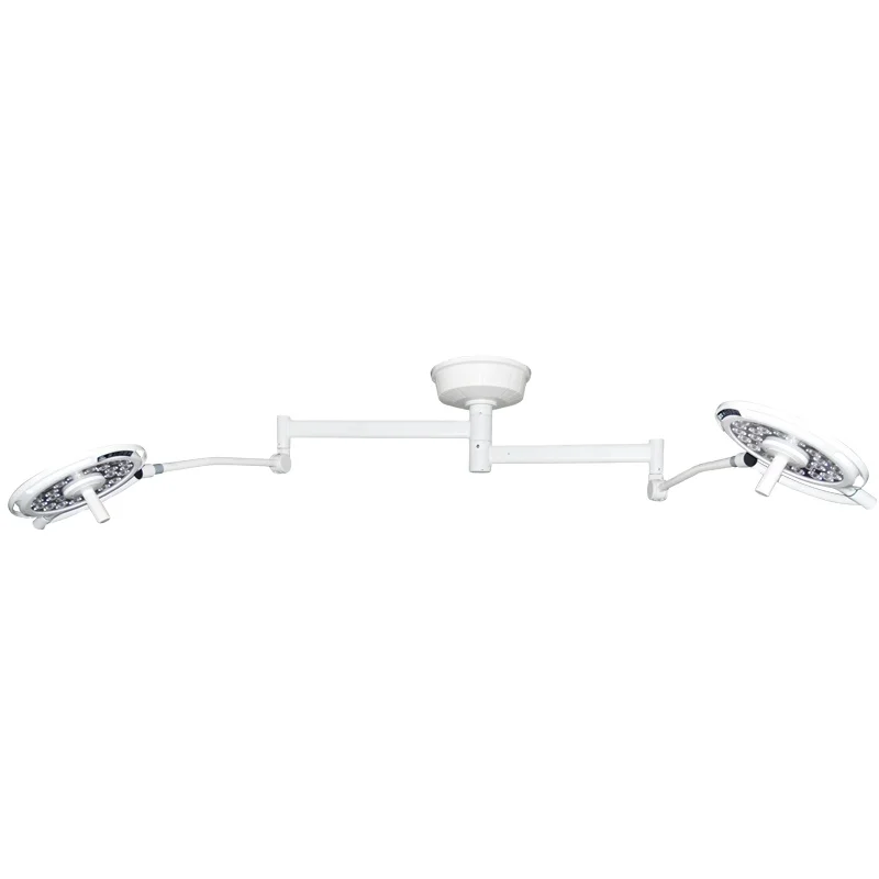 CE&ISO approved Double  dome ceiling mounted  led operating lamp for theatre,medical examination light for General Surgery