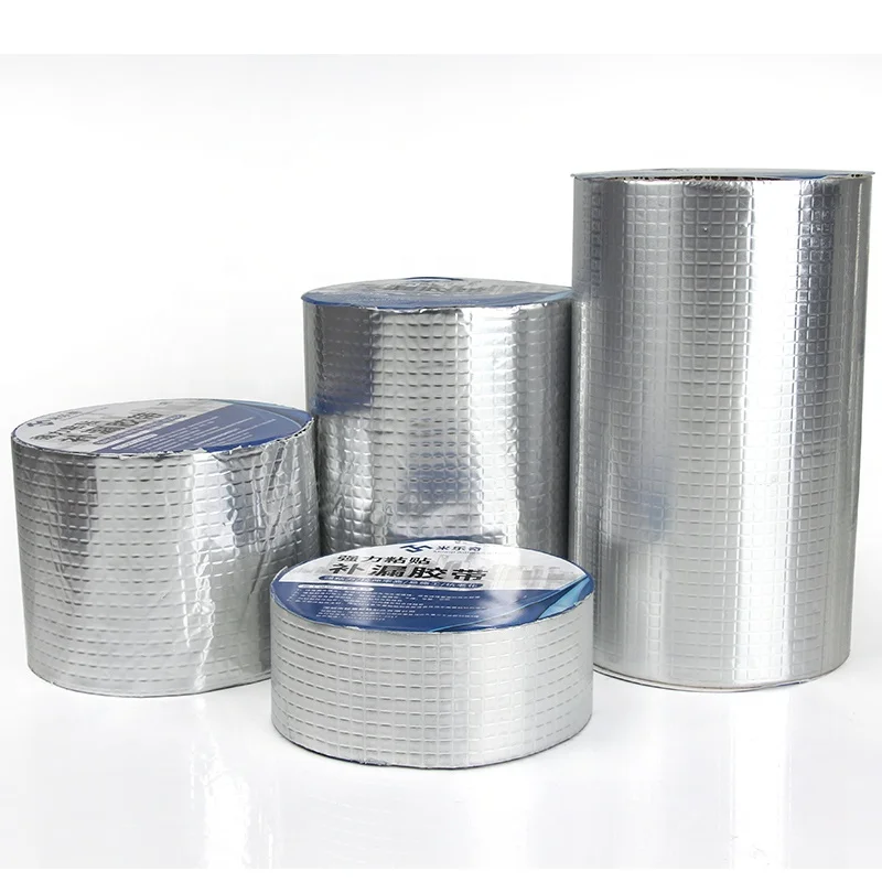 
Mileqi high quality aluminum foil waterproof butyl rubber sealant tape for metal roof insulation and roof leak repair 