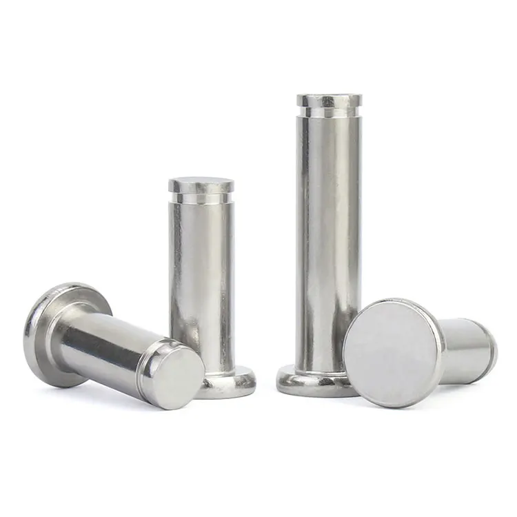 Stainless Steel Cylindrical Positioning Axis Roll Dowel Pin With Shaft Circlip Clevis Pin