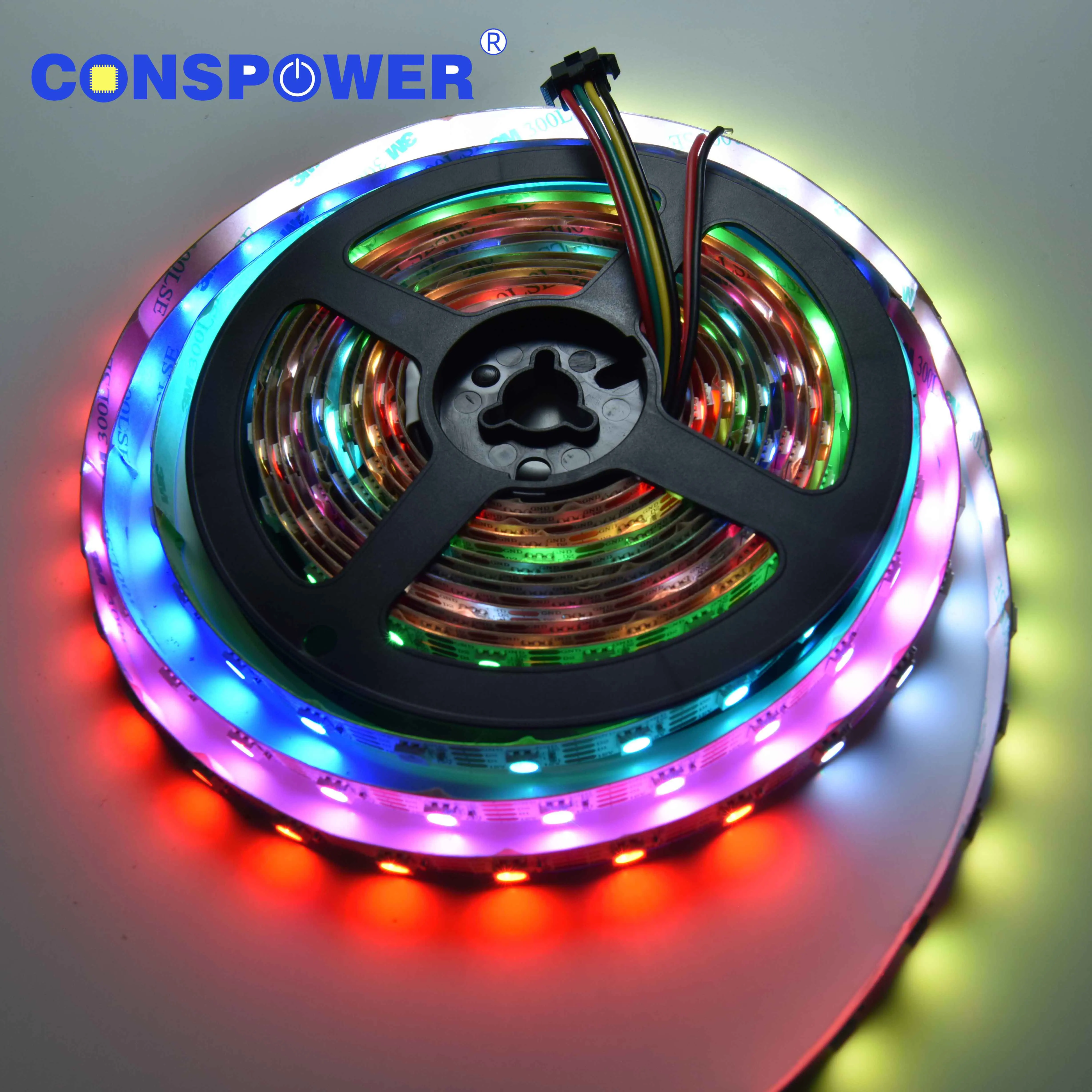 RGB5050 Digital Strip 60LEDS/M WS2815 5050 Breakpoint Resume Color Strip 5050RGB 12V Addressable RGB Led Strip Manufacturer