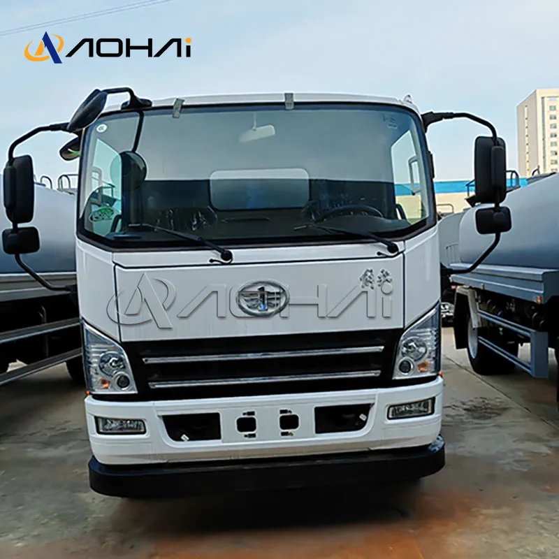 Excellent FAW Water Tank Fire Fighting Truck 4X2 8 Ton Water Sprinkler Tanker Truck For Sale