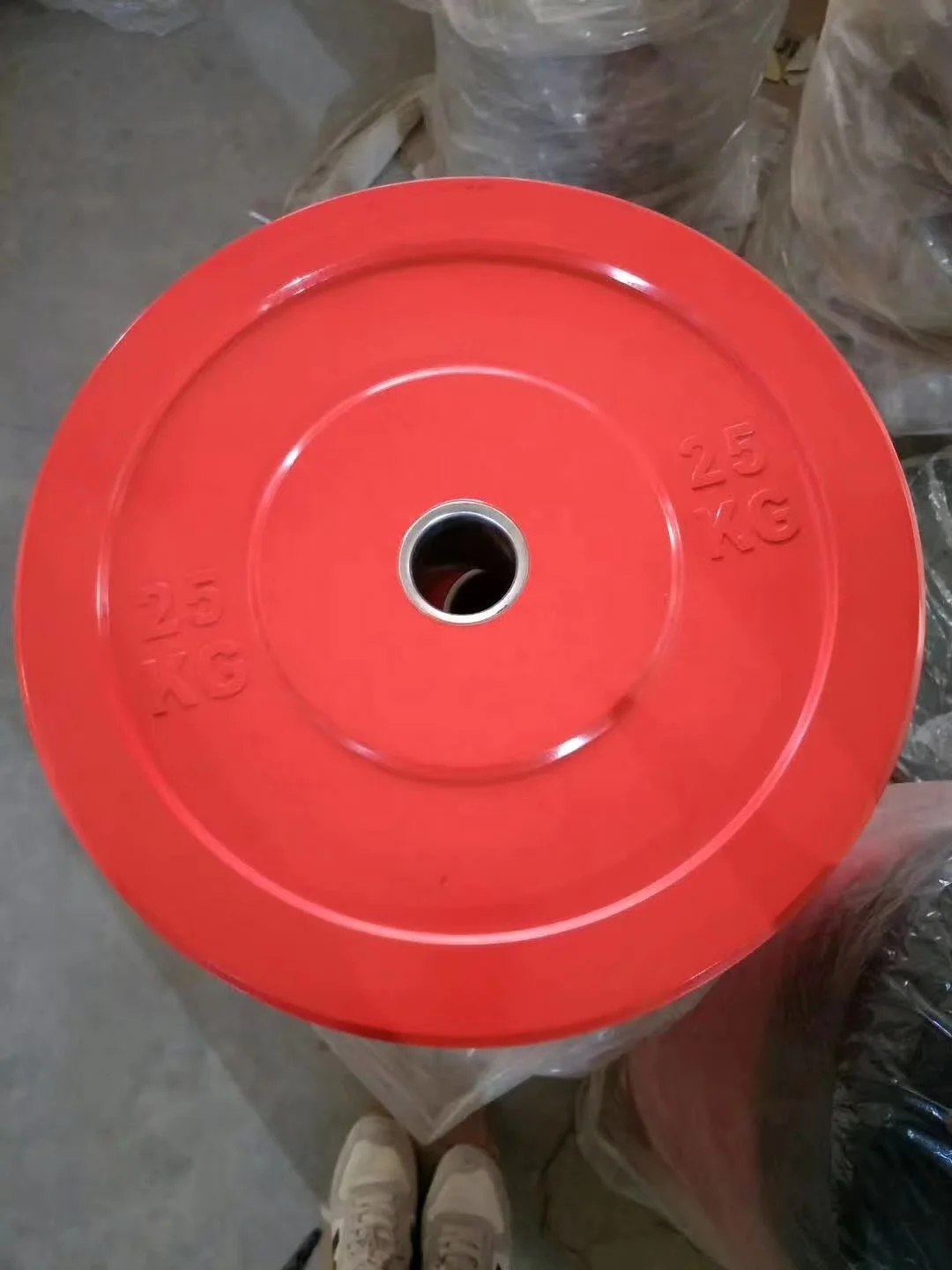 Factory Price Color Competitive Rubber Bumper Weight lifting Plate for Body Fitness