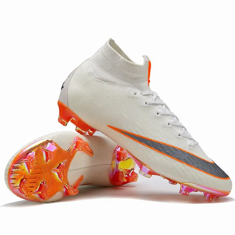 
2019 Factory outdoor all FG Men Superfly 6 Soccer Shoes wholesale Cr7 Football Boots Hot Sale Professional Boot soccer shoes 