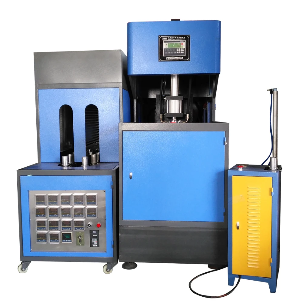semi automatic pet bottle blowing machine