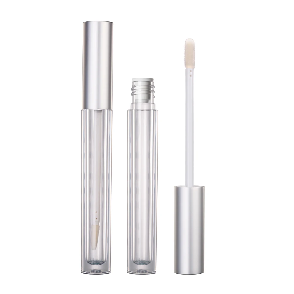 HUIHO Wholesale Personalized Transparent 6ml Clear Lip Gloss Container Cosmetic Packaging Acrylic Bottle Empty Lip Gloss Tubes