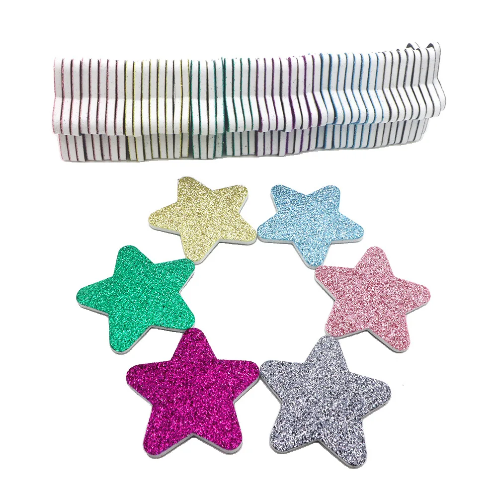 2024 New Arrival Manicure File Colorful Christmas Star Design Nail File