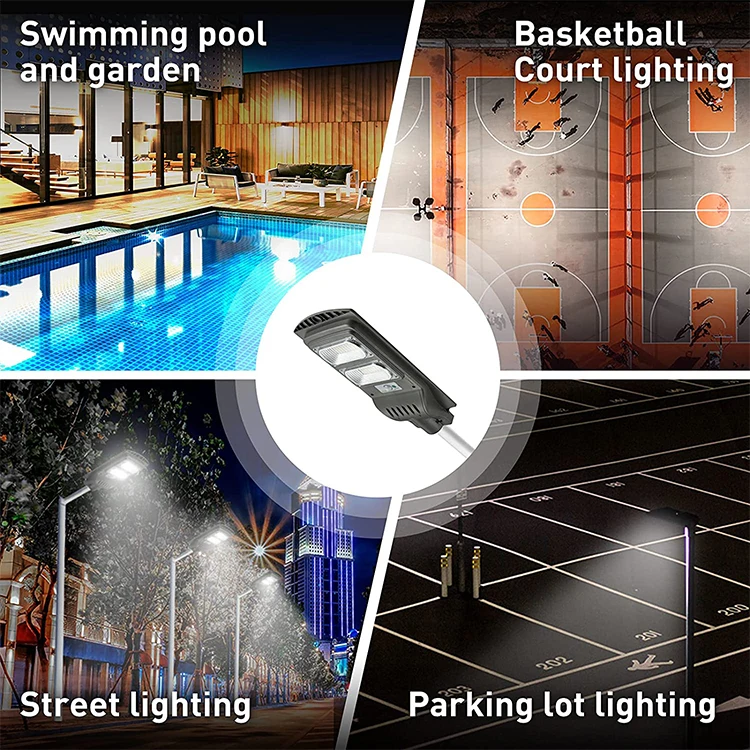 High Efficiency Waterproof Ip65 Outdoor All In One 90w 120w Integrated Led Solar Street Lamp
