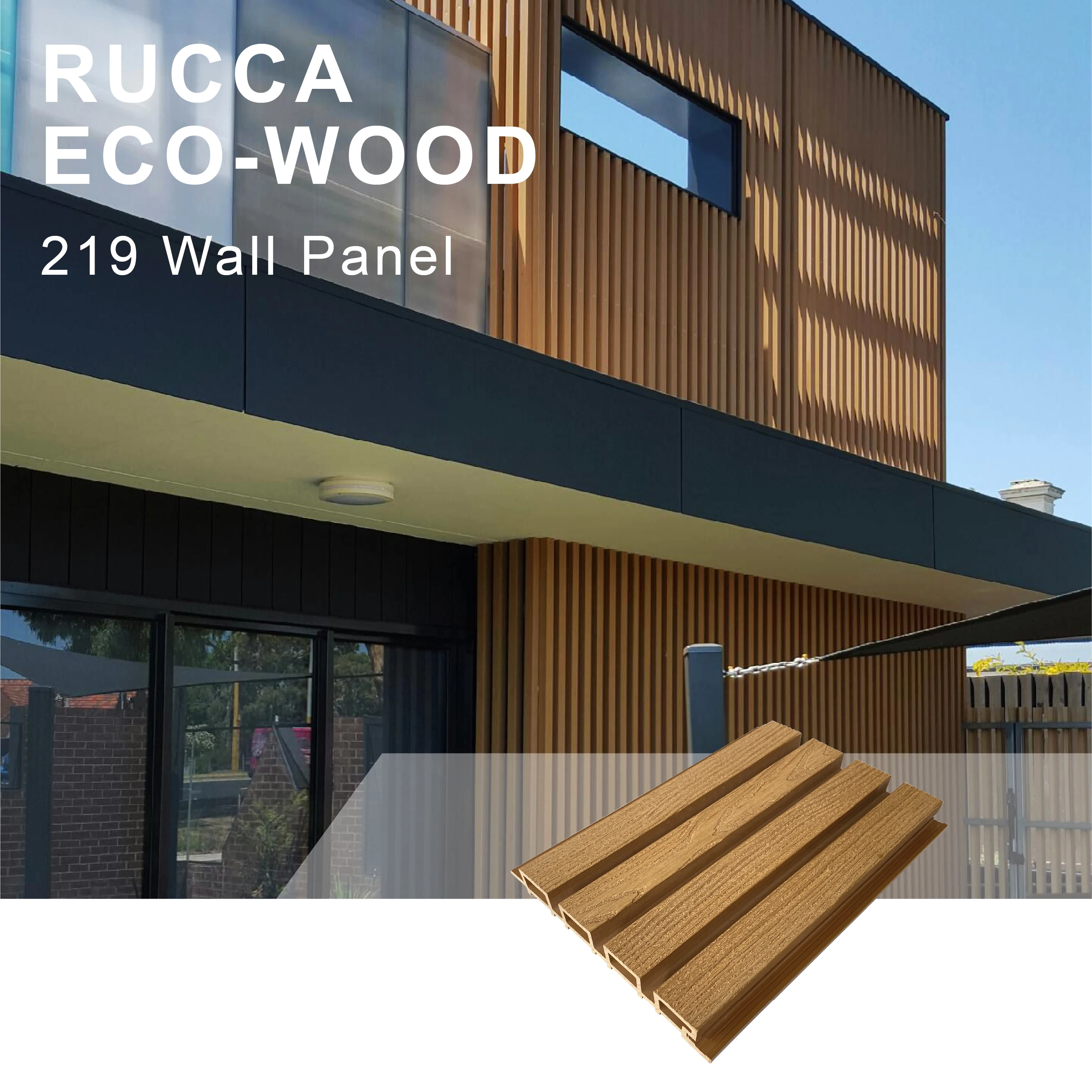 Wholesale wpc great wall panel 219*26mm wpc wall panel