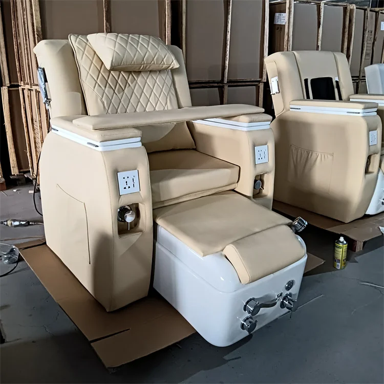 Siman 2024 Professional 110/220V Black Silver Pink Hand And Foot Beauty Nail Salon Pedicure Chair With Kneading Massage For Sale