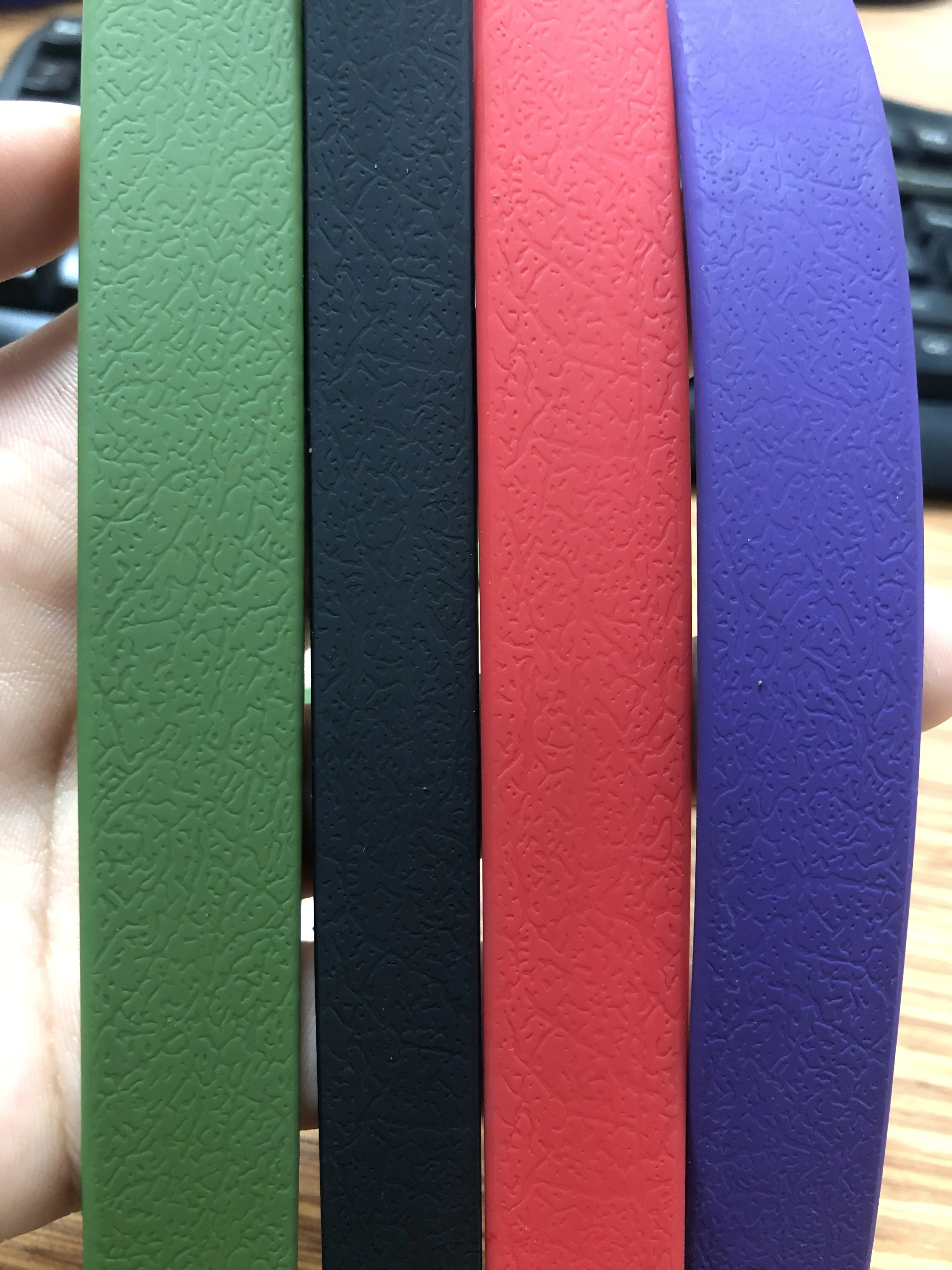 Muker 2024 Hot Selling Custom Color PET PVC Coated Webbing Eco-Friendly Durable Waterproof Seat Belt Solid Pattern Wholesale