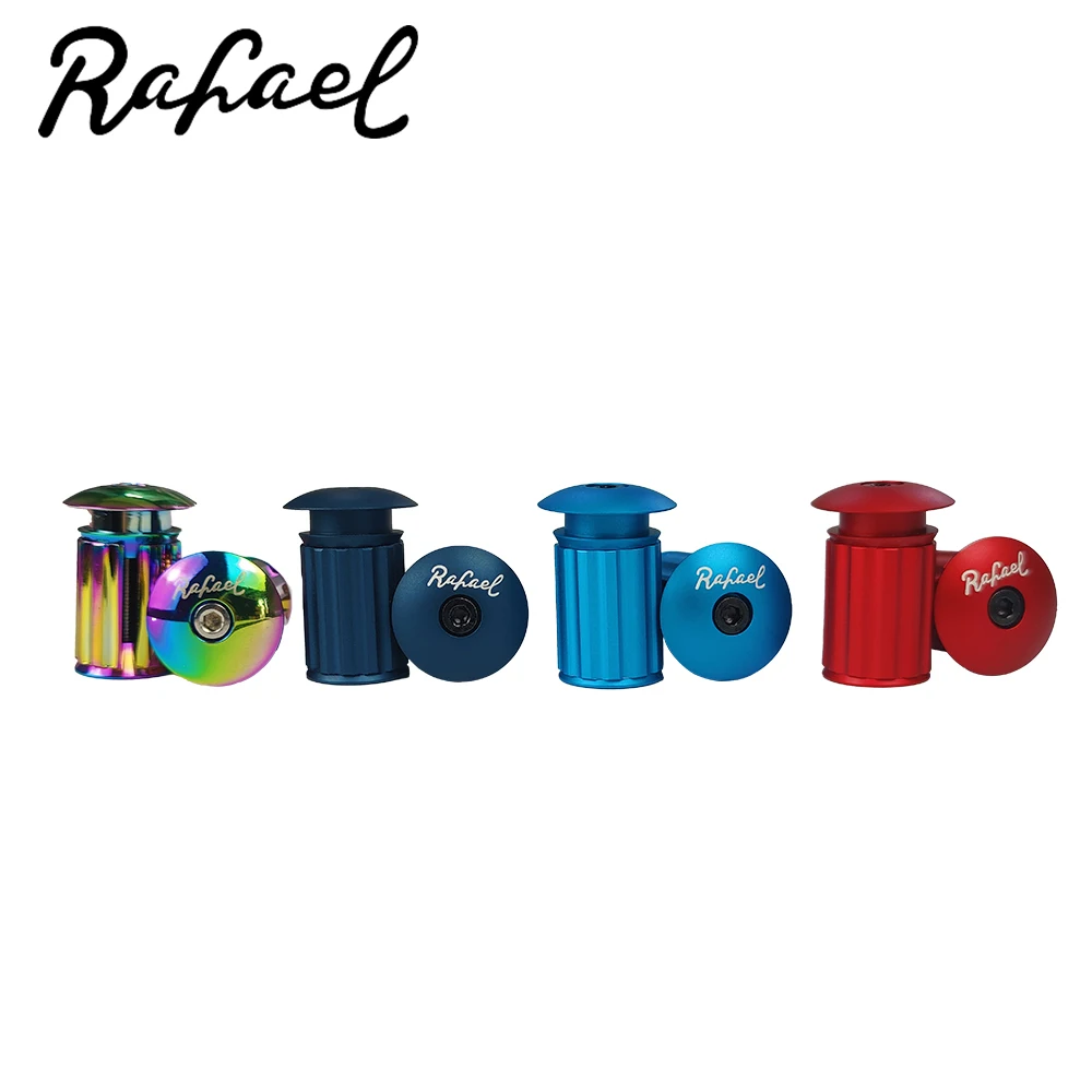 
Rafael 2PCS MTB Bicycle Bar End Plugs Road Bike Lightweight Handlebar Lids Bike Parts Accessories 