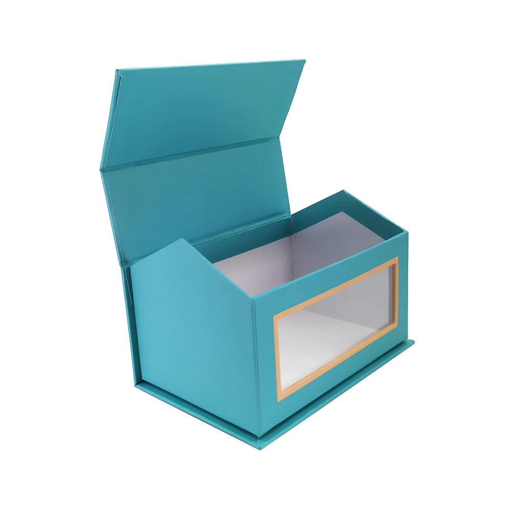 Custom printed luxury cardboard house shape gift box