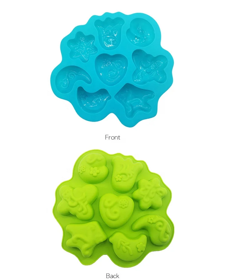 Amazon Hot Selling Muffin Making Cake 3D Silicone Cake Molds for Decorating