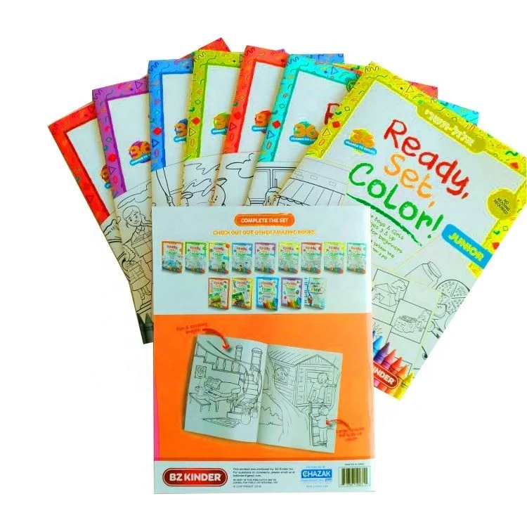 Детская книга для раскрашивания картин на