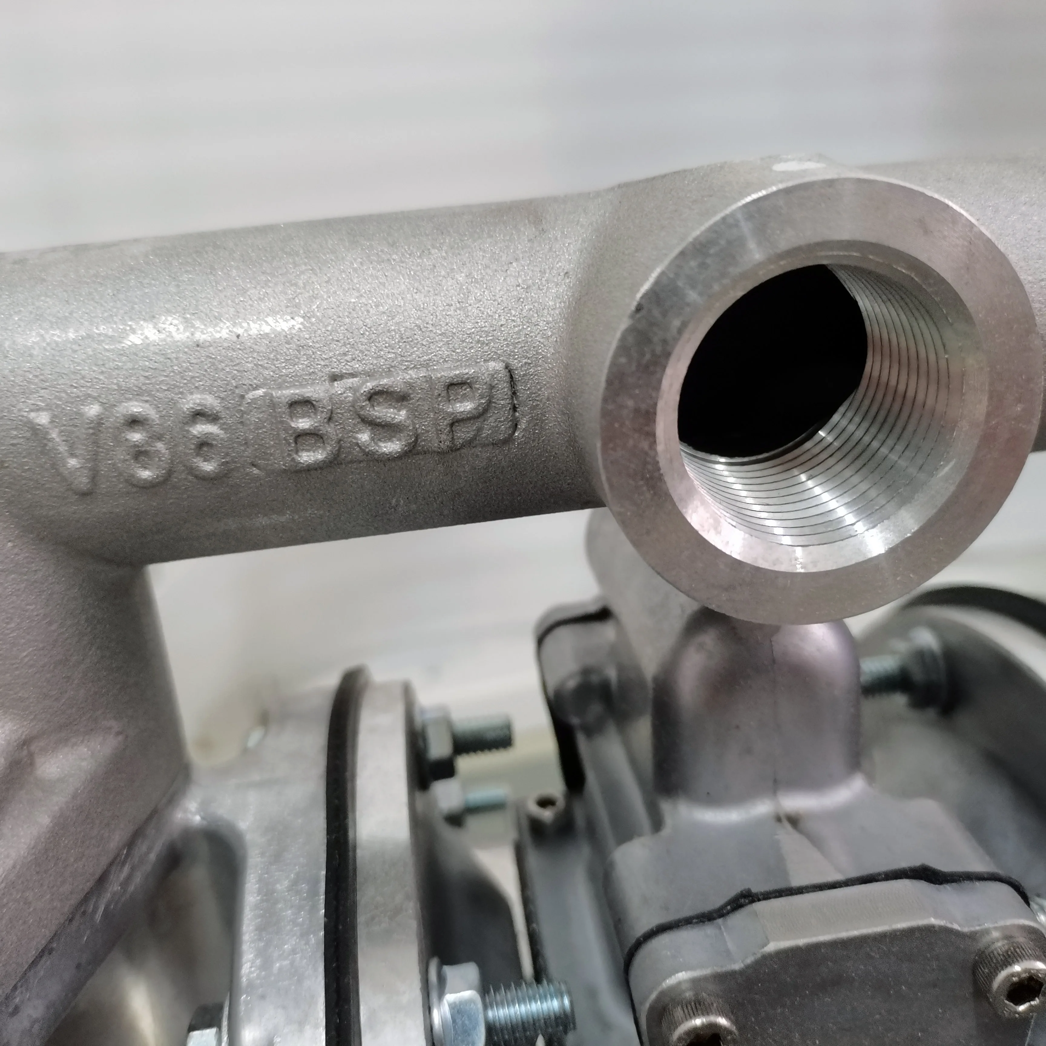 E1AA2R229 Versa-Matic pneumatic liquid transfer double membrane chemical diaphragm pump