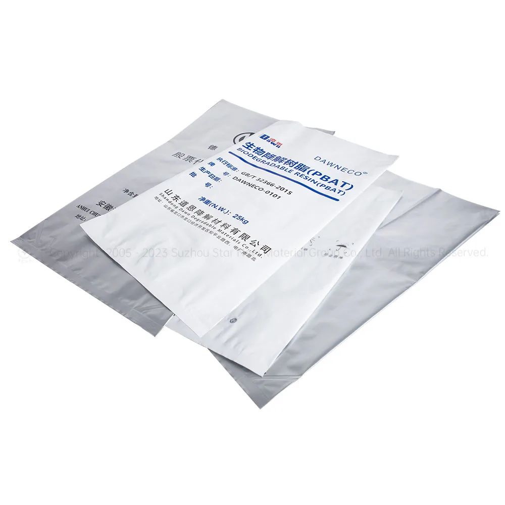 55lb. Barrier Foil Sacks 25KG Moisture Barrier Bags Supplier For Chemical aluminum foil vacuum bag