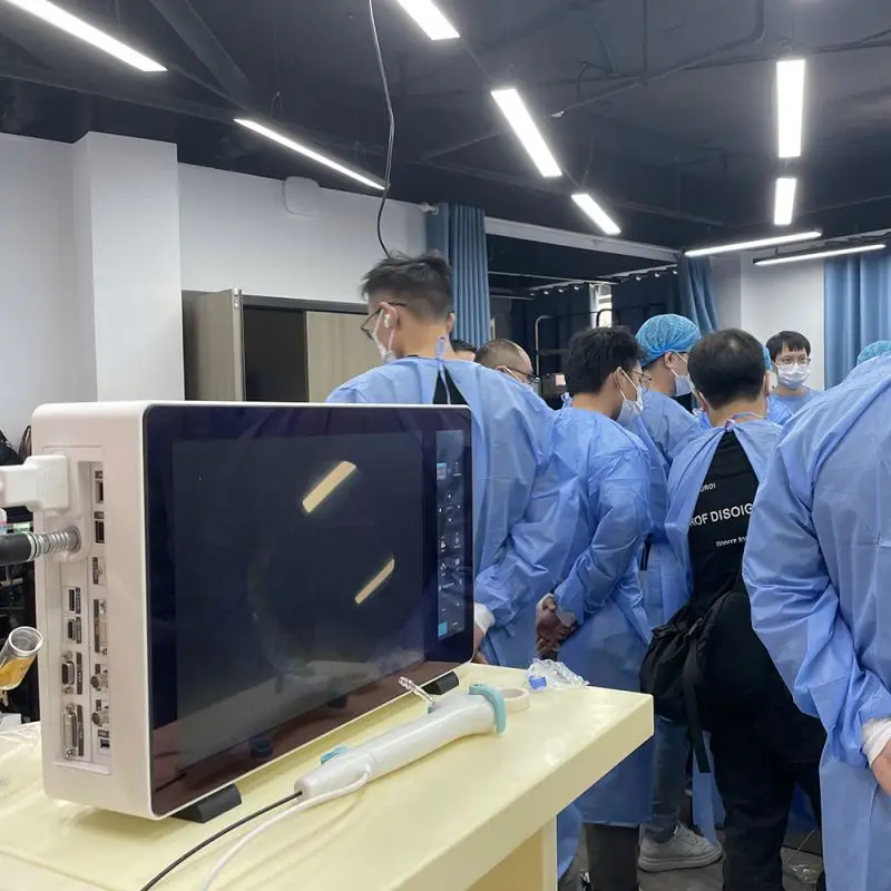 Ветеринарная эндоскопическая система двойного назначения эндоскопия щипцы для биопсии видео Ларингоскоп эндоскоп башня