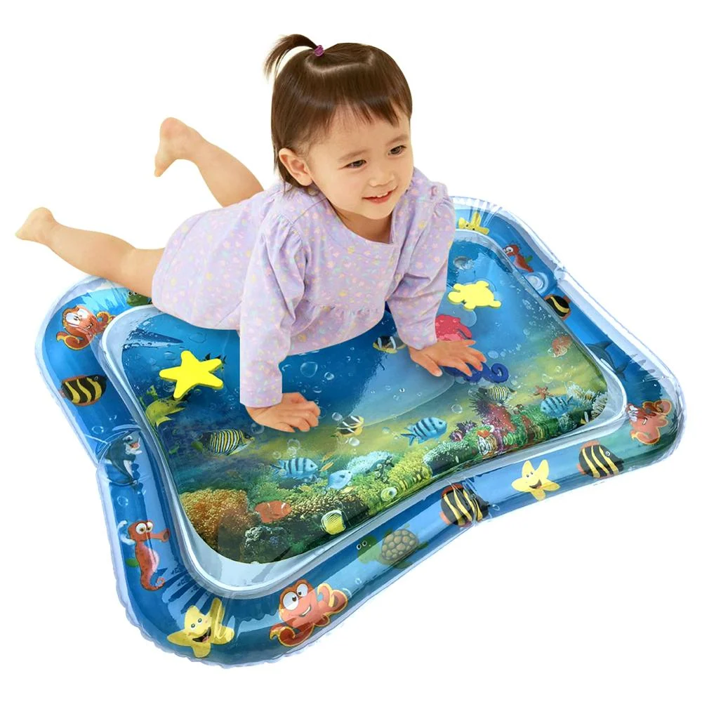 Baby Kids Water Play Mat Toys Inflatable PVC infant Tummy Time Playmat Toddler Activity Play Center Water Mat Dropshipping