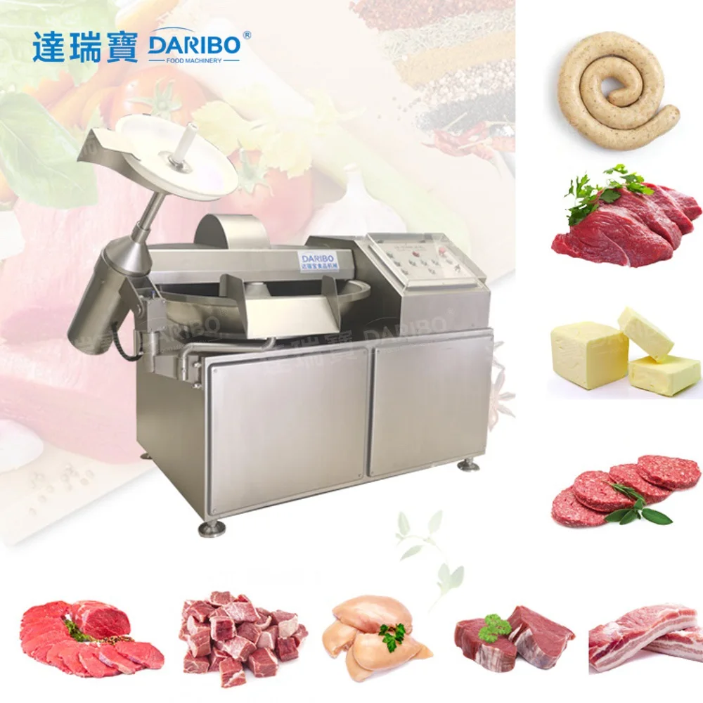 Heavy Duty Meat Bowl Cutter Meat Mix Processing Equipment