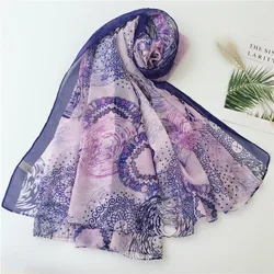 New design Malaysia chiffon printing muslim scarf for women