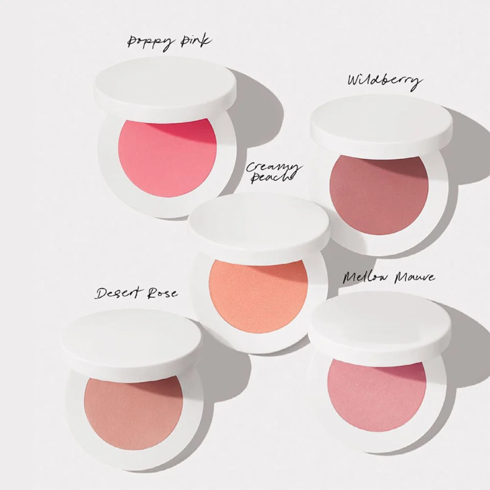 customize own logo brand unique vegan highlighter bronzer contour makeup loose powder blush makeup blush private label