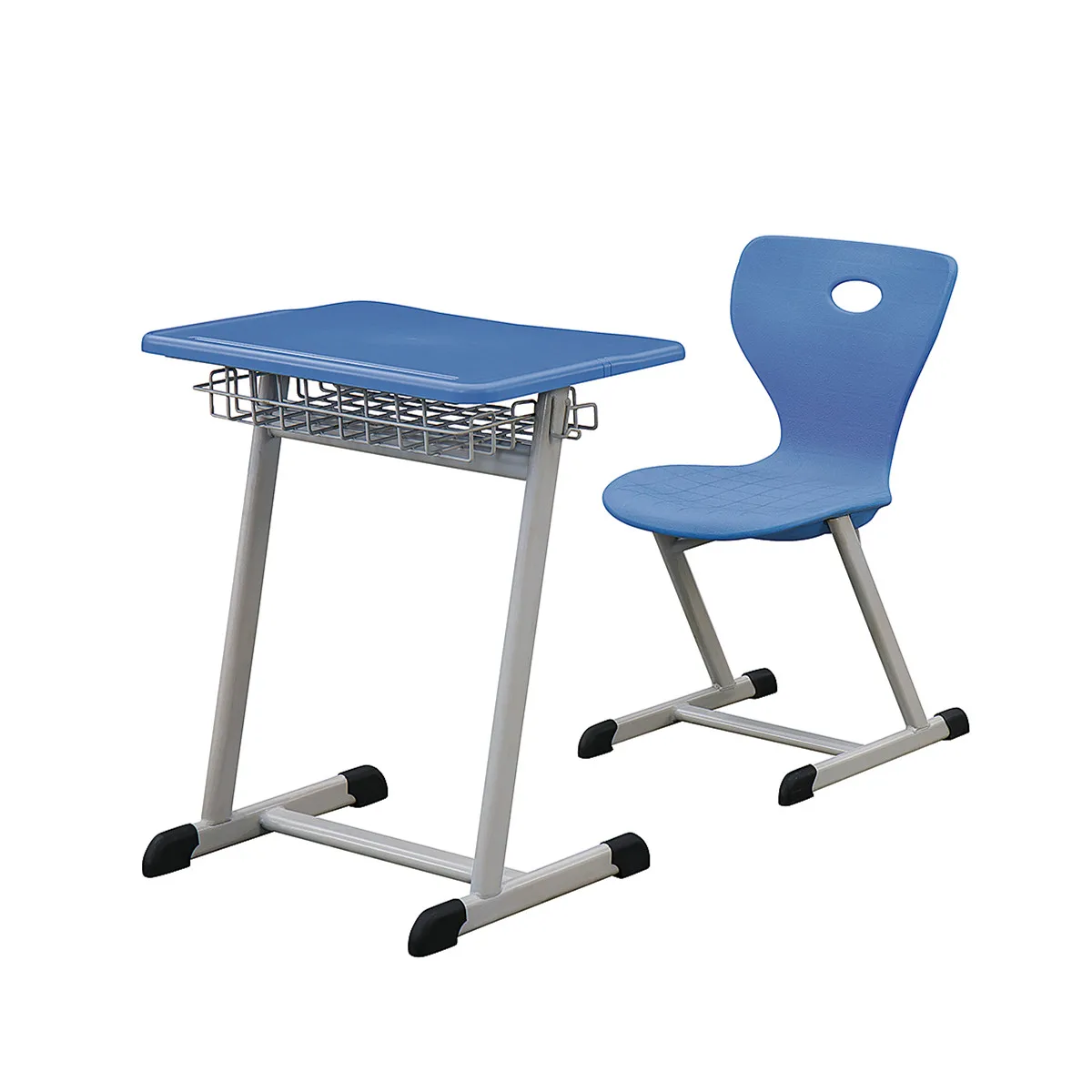 Plastic College Student Table And Chair Modern Classroom Furniture  Environmental School Furniture In School Sets