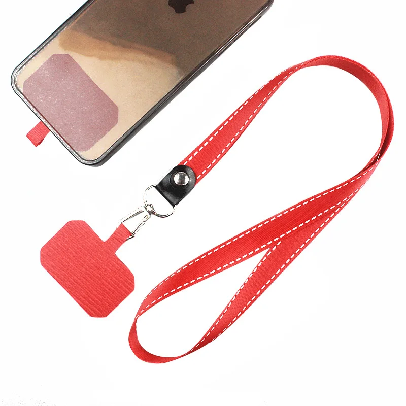 New Other Universal Phone Case Cover Rope Cord Neck Cell Mobile Wrist Custom Nylon Patch Polyester Phone Strap Lanyard